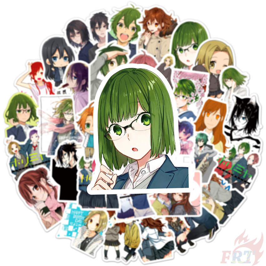 ❉ Horimiya Series 01 - Anime Hori Kyōko Miyamura Izumi Stickers ❉ 50Pcs/Set DIY Luggage Laptop Skateboard Doodle Decals Stickers
