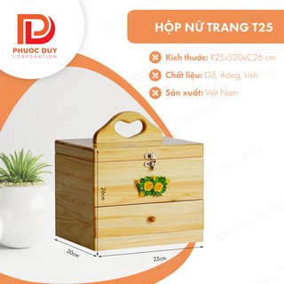 Tủ mini để bàn đa năng - Tủ nữ trang mỹ phẩm T25