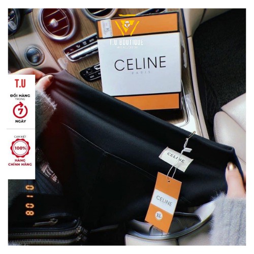 Quần legging nữ dài dáng skinny ôm bó lưng cạp cao giữ nhiệt co dãn 4 chiều CELINE