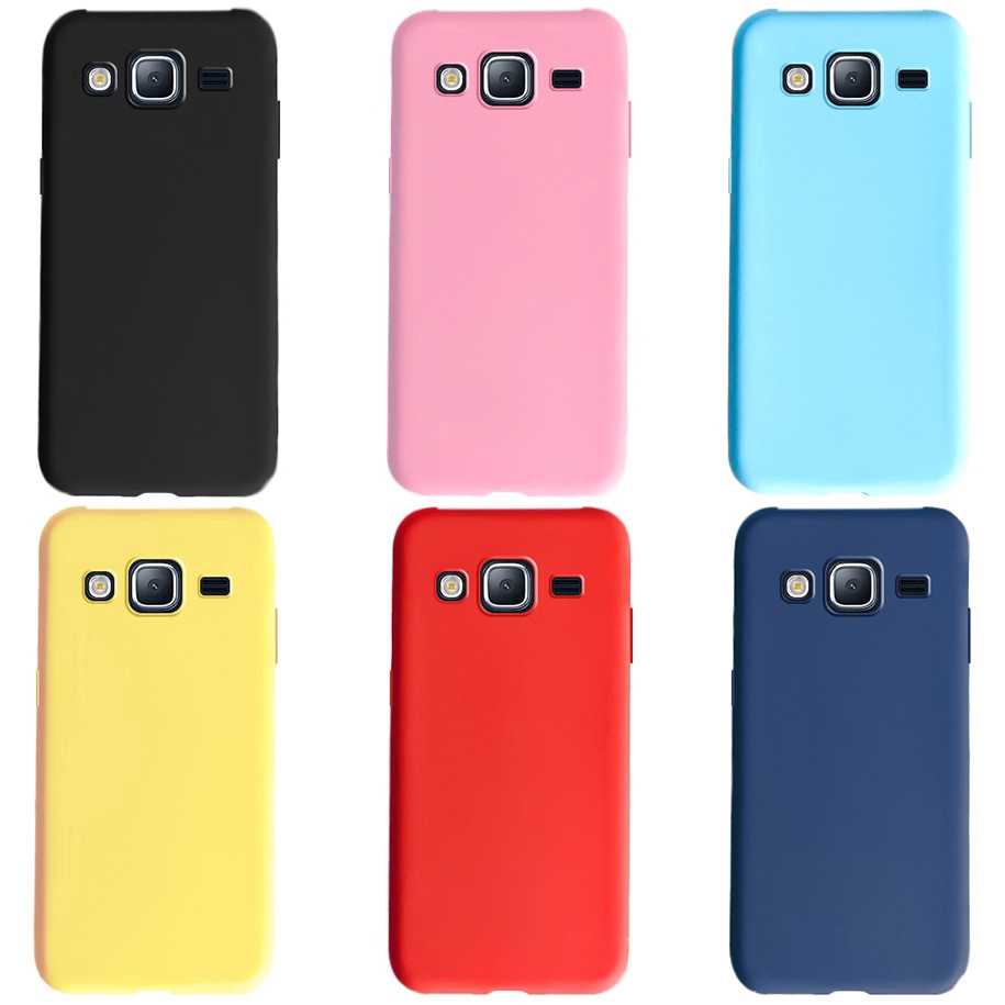 Ốp điện thoại TPU mềm mặt nhám màu kẹo cho Samsung Galaxy J7 2015 /J7 2016 /J7 2017 /J7 Pro /J7 Core J7Nxt Duos