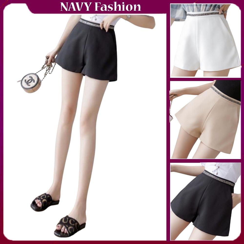 Quần Short Nữ Công Sở Cạp Kim Sa Co Dãn Nhẹ Nhàng