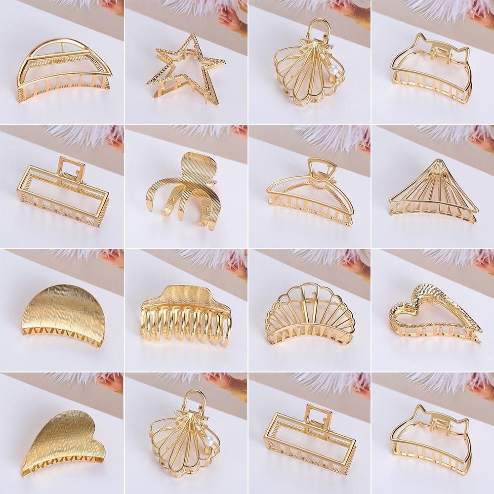 Kẹp Càng Cua Bằng Kim Loại Tạo Kiểu Tóc Đuôi Ngựa Cho Nữ