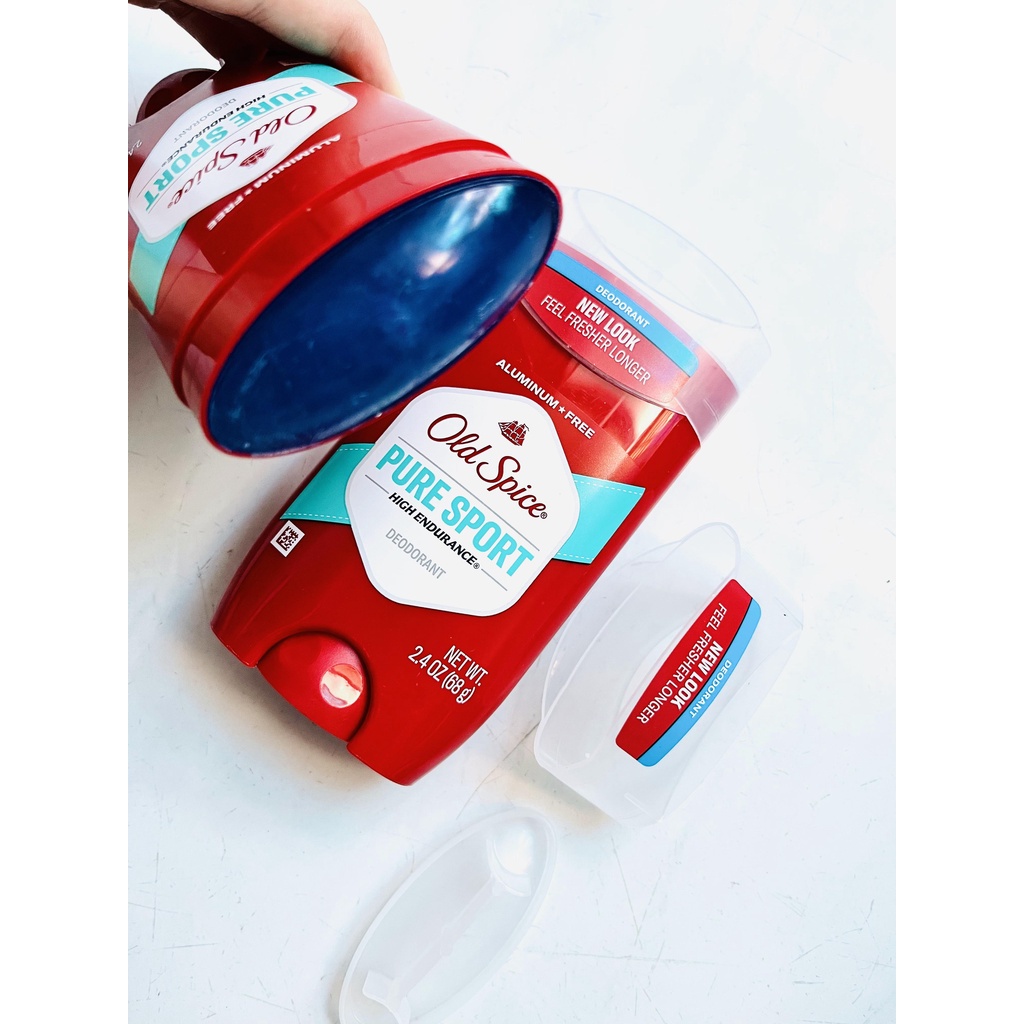 Lăn Khử Mùi Cho Nam Hương Chanh Bạc Hà Old Spice PURE SPORT Made in USA