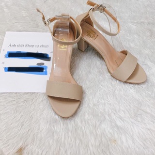 GIÀY CAO GÓT SANDAL 7 PHÂN QUAI NGANG