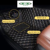 Thảm Trải Lót Sàn Ô Tô 6D Honda CRV Da PU Cao Cấp, Chống Ồn, Không Mùi, Bảo Vệ Sàn Xe_Mẫu Trám