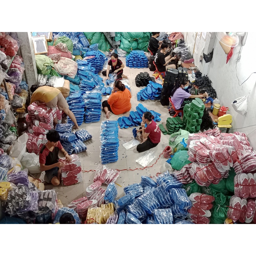 Dép nhựa lỗ táo siêu bền đi trong nhà, văn phòng, nhà tắm, khách sạn êm chân chống trơn trượt