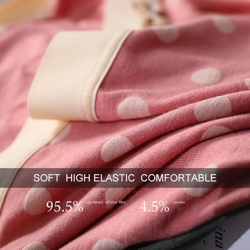 Quần lót ZXYOUPING in hình lưng vừa size lớn XL-3XL cho nữ