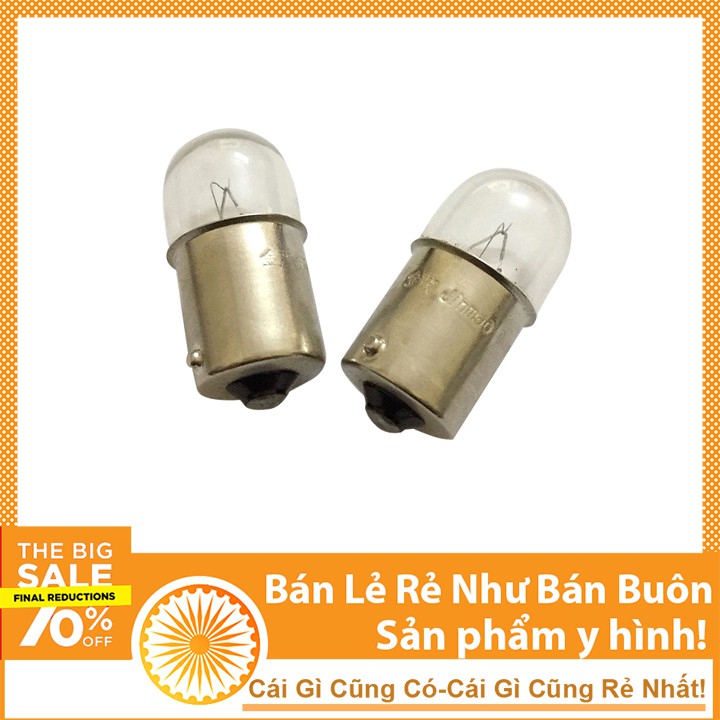 Bóng Đèn Dây Tóc Công Suất Cao 24V-10W - Bóng Đèn Hậu Xe Tải R10W BA15S