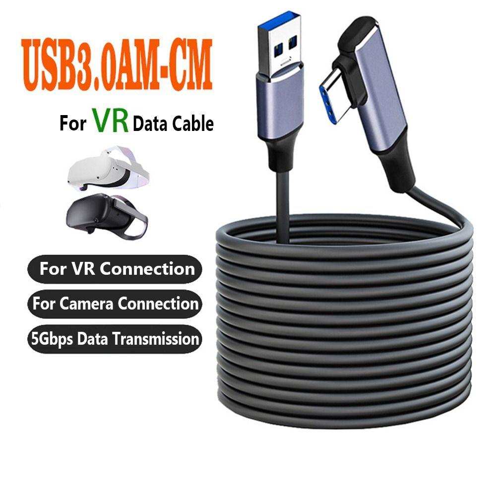 MYRONGVN Cáp Sạc 3m PD 100W Cho Kính Thực Tế Ảo Oculus Quest USB 3.0 Sang Type C