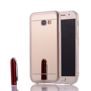 For [ Samsung A7 2017/A720 ] Mirror Soft TPU Silicone Back Phone Case
