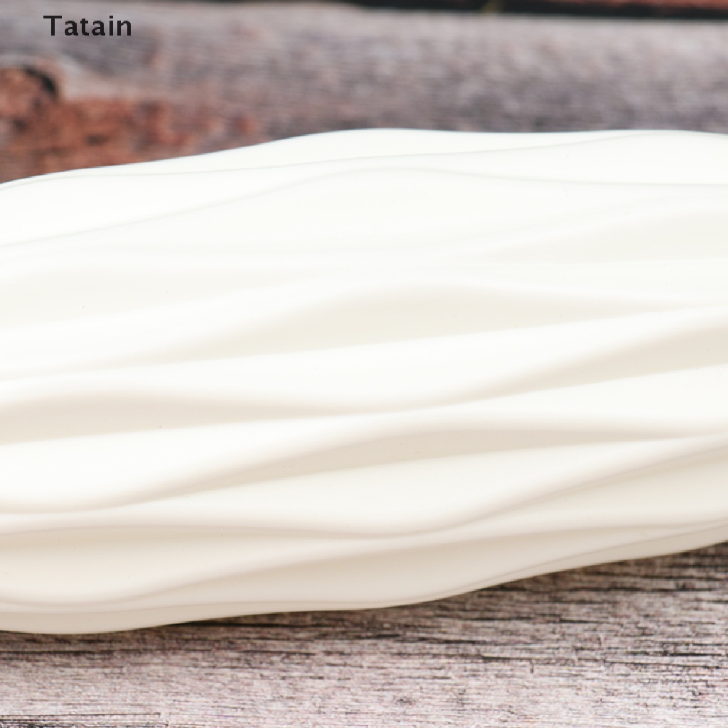 Bình hoa bằng nhựa giả gốm màu trắng trang trí nhà cửa