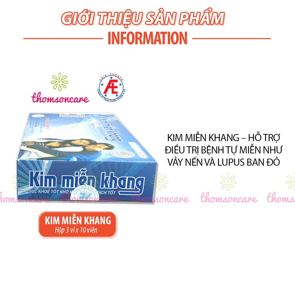 Kim miễn Khang - hỗ trợ giảm vảy nến - Mua 10 tặng 1 bằng tem tích điểm chính hãng