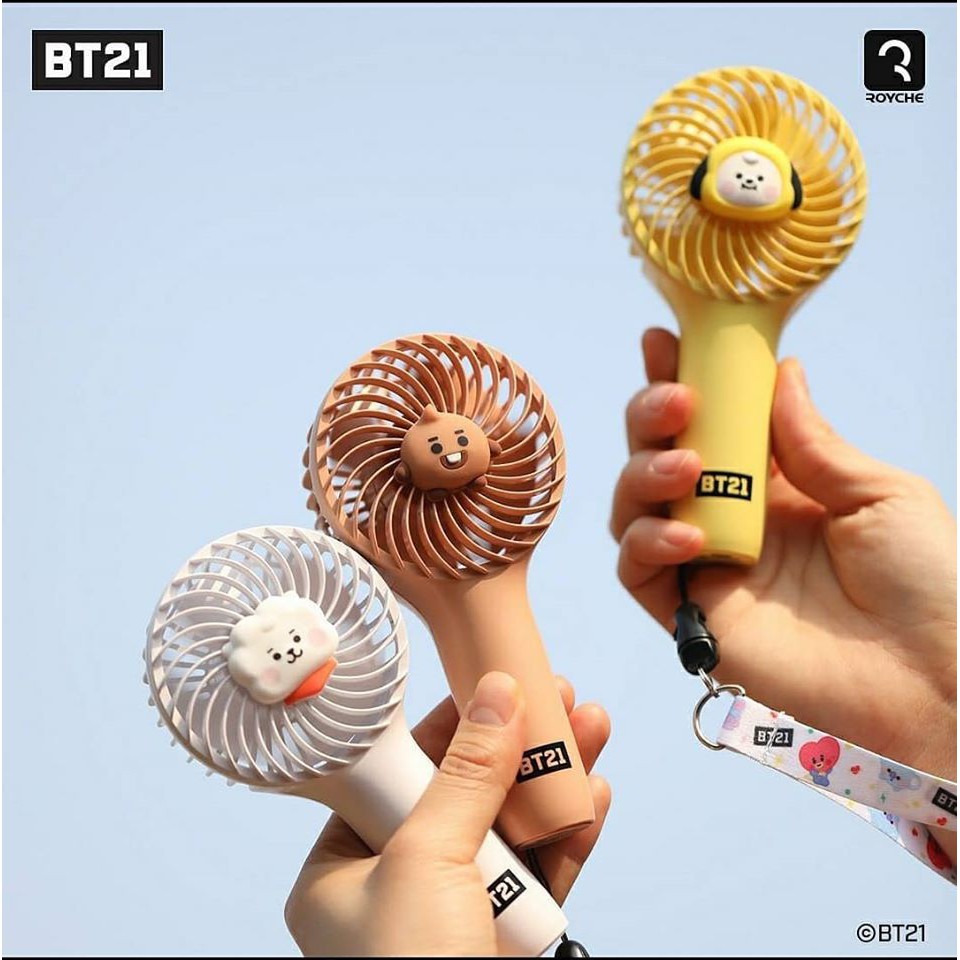 Handy fan mini BT21- Quạt cầm tay mini BT21