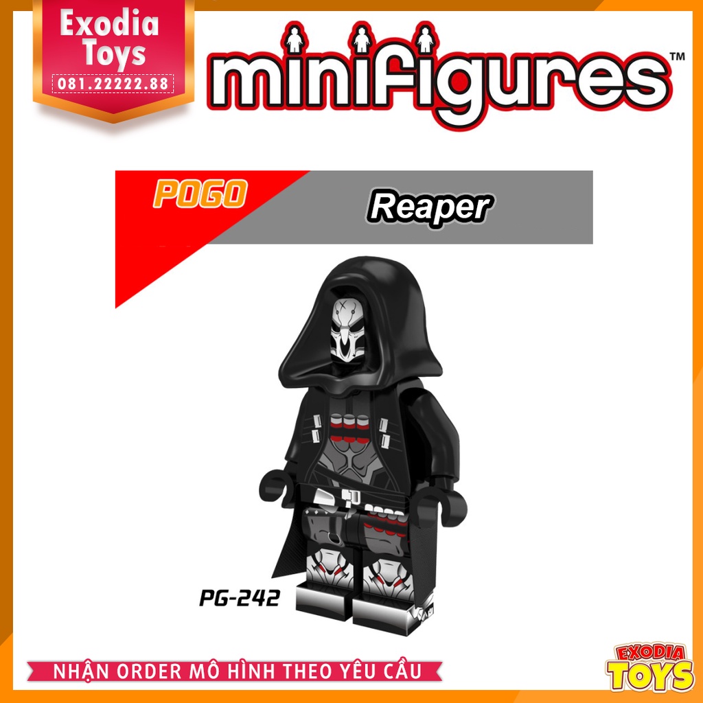 Xếp hình minifigure nhân vật siêu anh hùng vũ trụ Marvel/DC Comics - Đồ Chơi Lắp Ghép Sáng Tạo - POGO PG8063