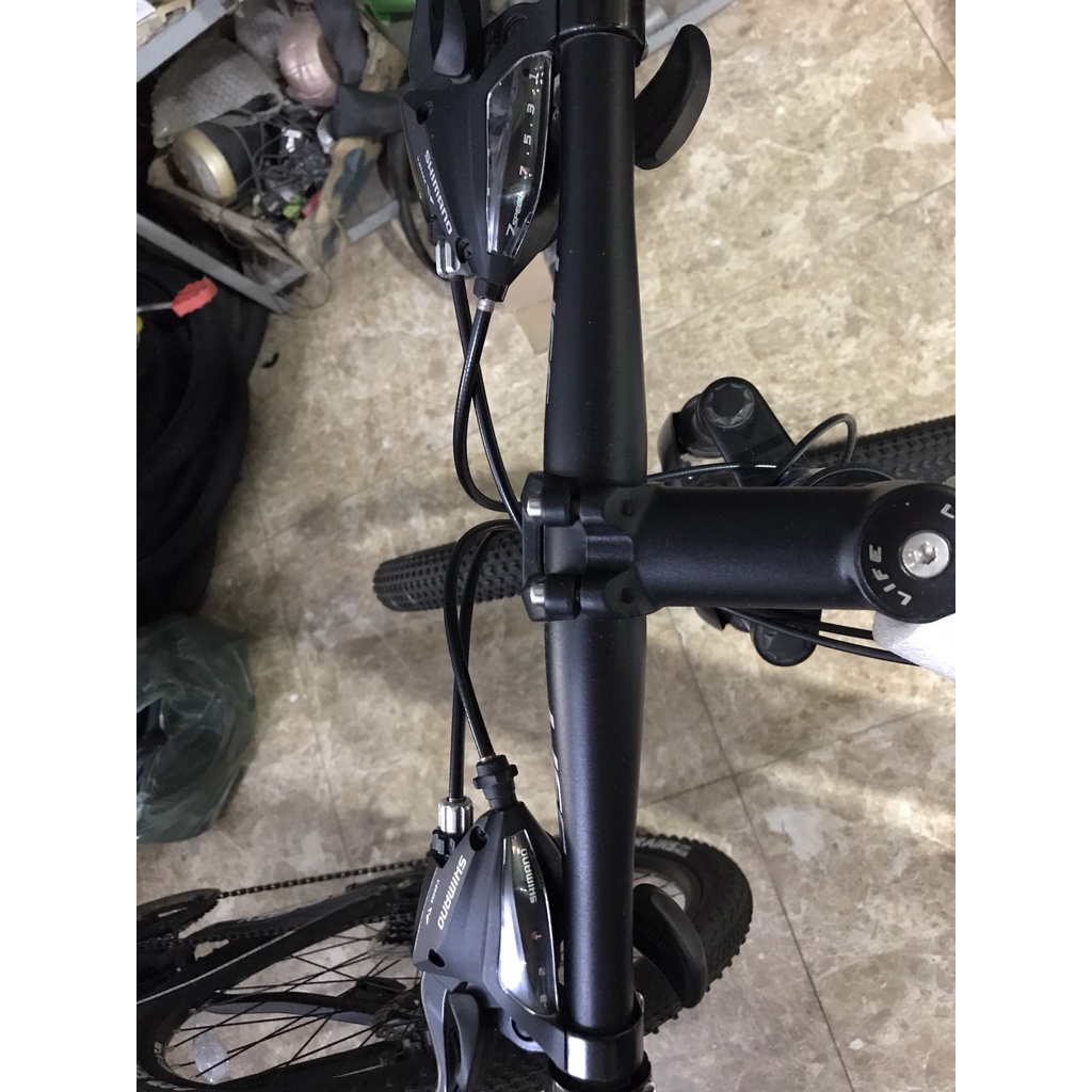 Tay đề xe đạp SHIMANO, bộ tay đề lắc 3x7 giá rẻ- GIANG SƠN BIKE