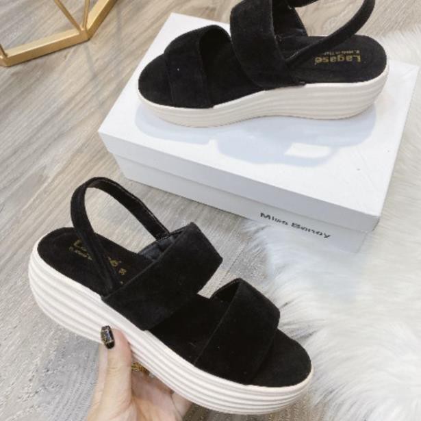 V(ẢNH THẬT)Sandal Thái Học Sinh Quai Dán Nhung Đế Bánh Mì 5p Chuẩn loại 1