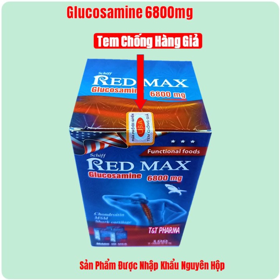 VIÊN UỐNG BỔ KHỚP REDMAX _ngăn ngừa thoái hóa, giảm đau xương khớp, tê bì chân tay