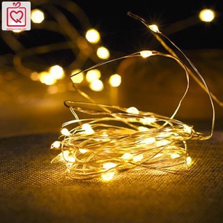 Đèn led trang trí 2.1M chạy pin decor hộp quà, khung ảnh, chụp ảnh ngoài trời