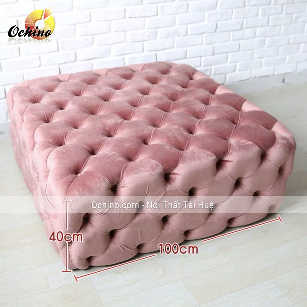 Đôn Nhún Cổ Điển Hình Vuông Đẹp Và Sáng Chảnh Tại Shop (Đủ Mẫu)