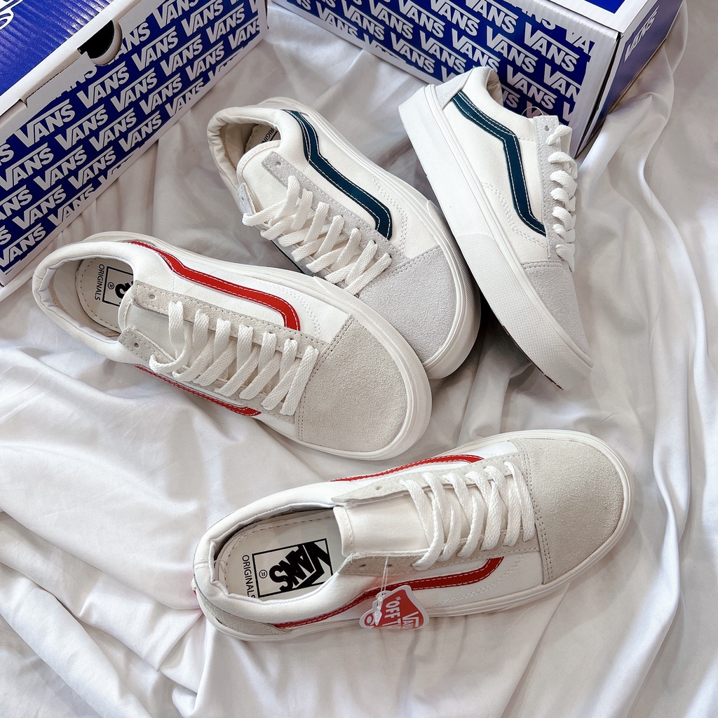 Giày Thể Thao Nam Nữ Ngô Thắng Van Da Lộn Đế Bằng Ma Sát Tốt