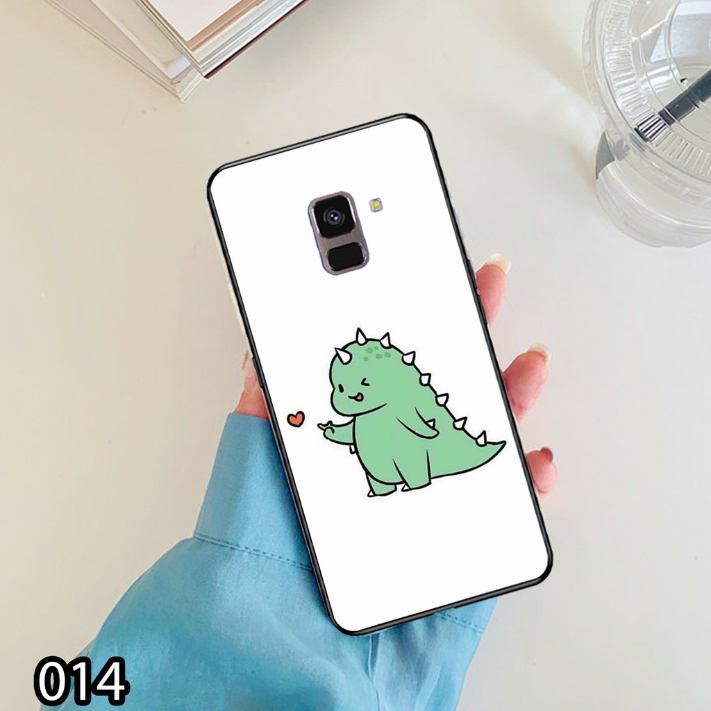 Ốp lưng Samsung A6 2018/A6 Plus/A8 2018/A8 Plus in hình  Dino Cute siêu đẹp, độc, lạ_KINGSTORE.HN_Ốp SS A6/A6P/A8/A8P