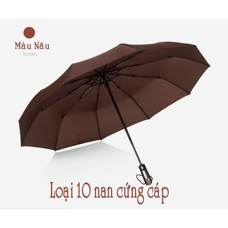 Ô DÙ TỰ ĐỘNG 10 NAN GẤP MỞ SIÊU CHẮC -CHỐNG THẤM NƯỚC