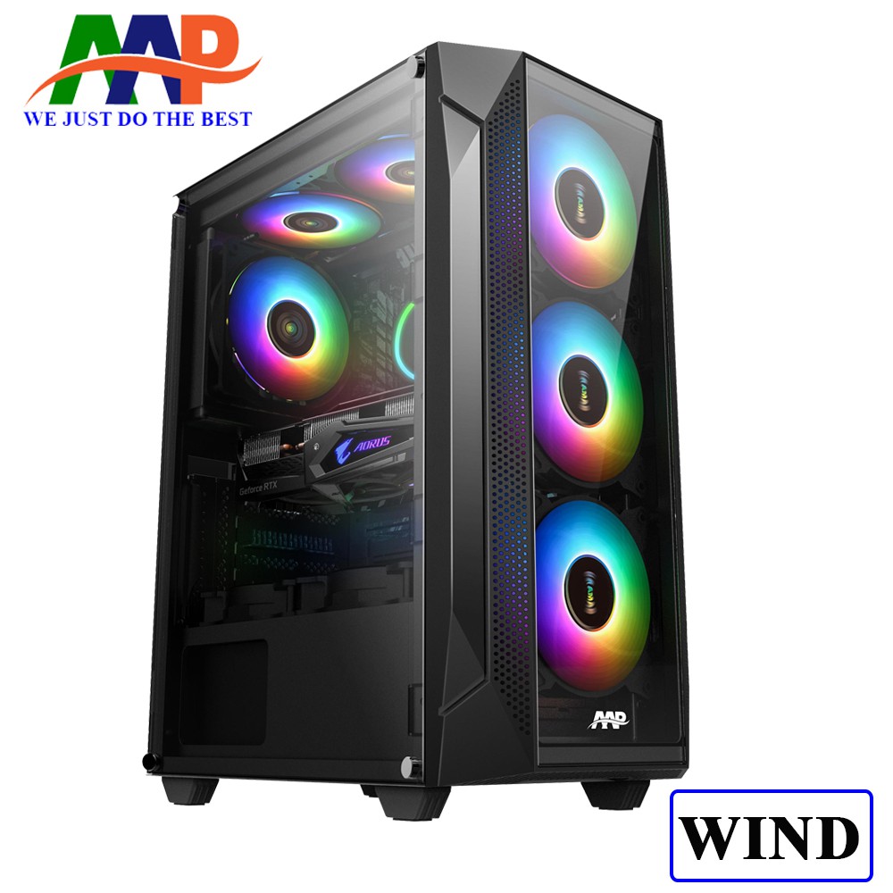 CASE AAP WIND GAMING (Hông + mặt trước kính cường lực)