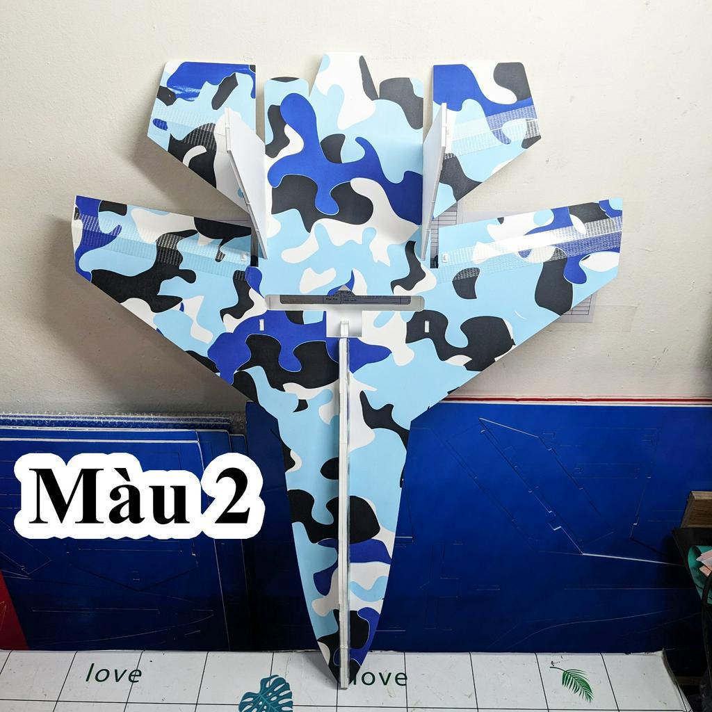 KIT Su27 Flat xốp dẻo Mpp bao đập. Dài 90cm sải 73cm. Có video hướng dẫn ráp chi tiết