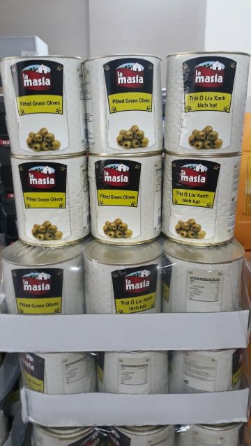 Qủa Oliu tách hạt nhập khẩu Tây Ban Nha hộp 3kg