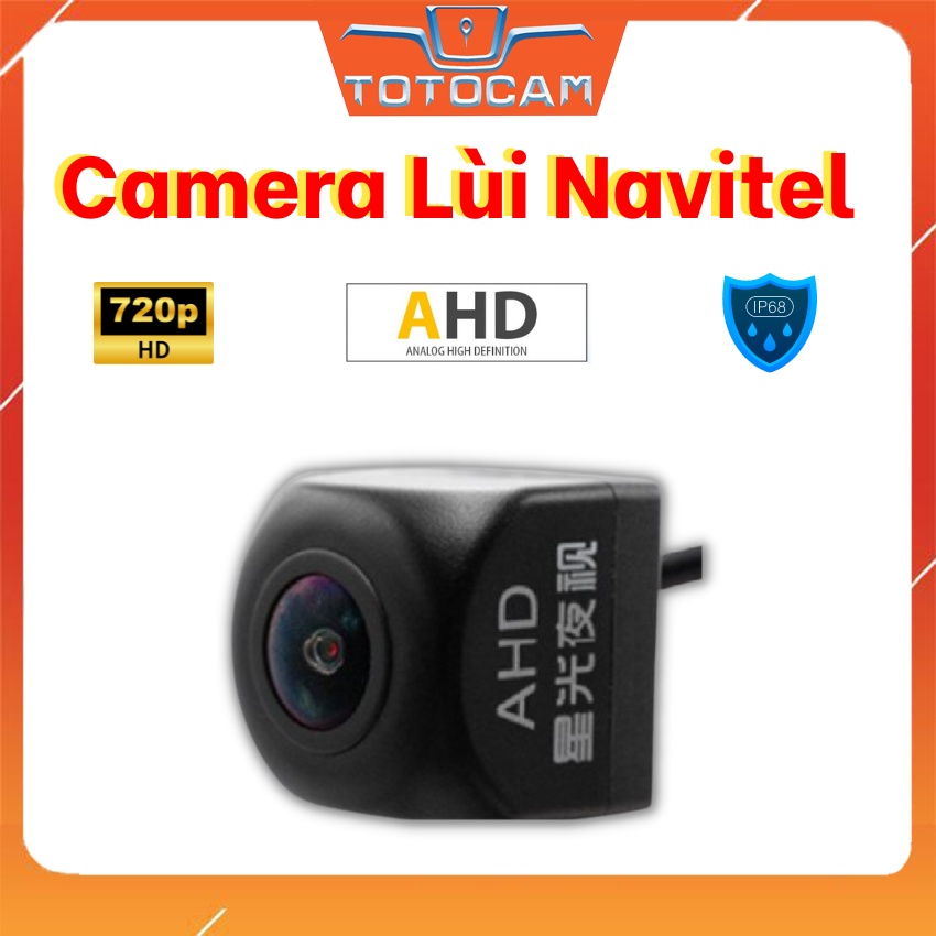 Camera Lùi AHD Siêu Nét Dành Cho Ô Tô - Camera Nhỏ Gọn, Giá Rẻ - Chính Hãng NAVITEL
