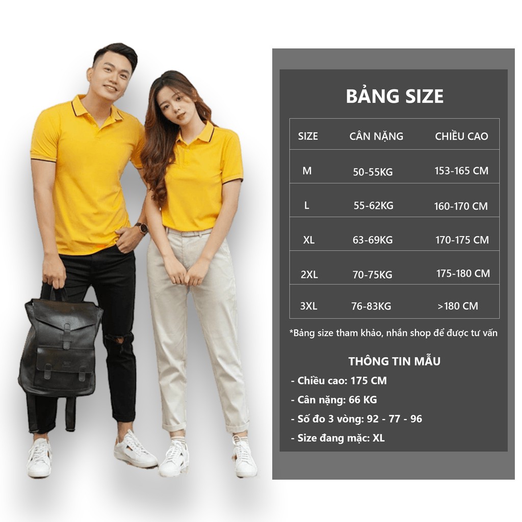 Áo Polo nam nữ, áo thun nam có cổ tay lỡ thời trang công sở Kingman | BigBuy360 - bigbuy360.vn