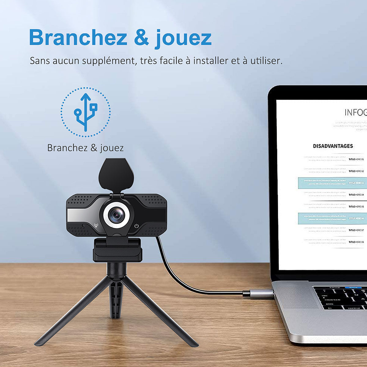 Webcam Usb Full Hd 1080p Kèm Micro Hỗ Trợ Giảng Dạy | BigBuy360 - bigbuy360.vn