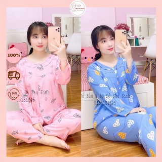 Bộ sau sinh cho mẹ chất lanh lụa mềm mát, đồ bộ sau sinh mặc nhà