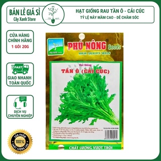 Hạt Giống Rau Tần Ô, Cải Cúc - Phú Nông Seeds - Key: Đất sạch, Phân Bón, Hữu Cơ, Xơ Dừa