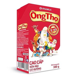 E - sữa đặc có đường ông thọ chữ đỏ hộp giấy 380g