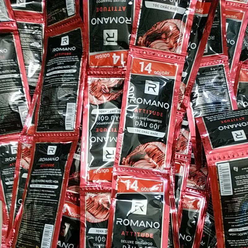 14 Gói Dầu Gội Đầu Romano  5g