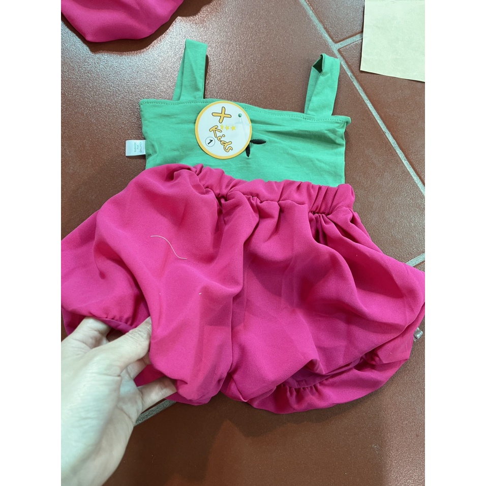 Bộ dấu + quần bồng bé gái