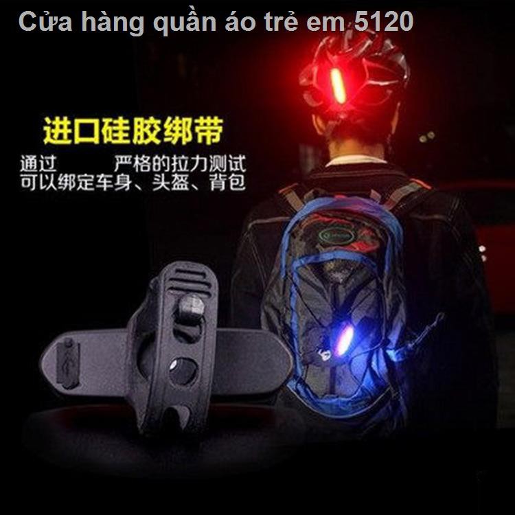 Đèn đuôi sạc xe đạp nhấp nháy cảnh báo USB đường dành cho leo núi Siêu sáng