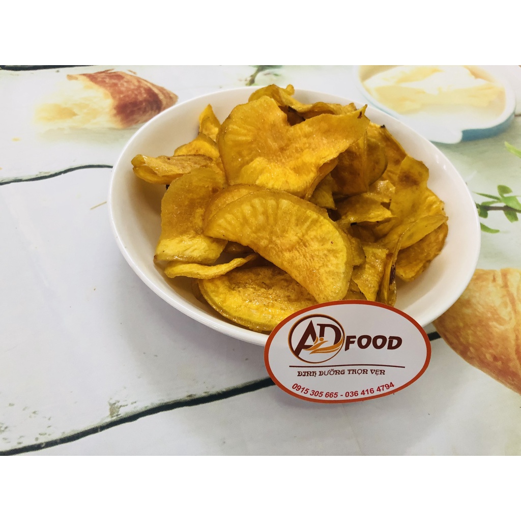 Khoai lang mật sấy vàng tím cực giòn gói 200g