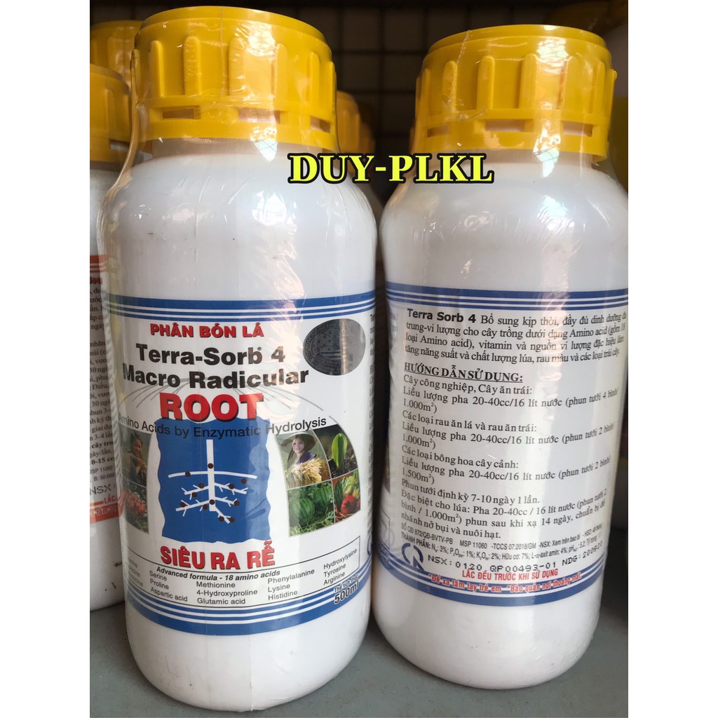 Siêu ra rễ Terra-sorb 4- xuất xứ tây ban nha lọ - 500ml.