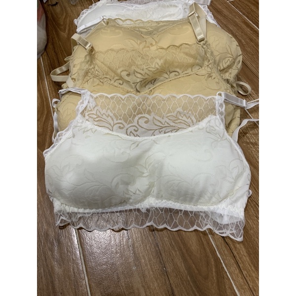 ÁO BRA VẢI BÔNG ÉP CÓ MÓC CÀI SAU LƯNG