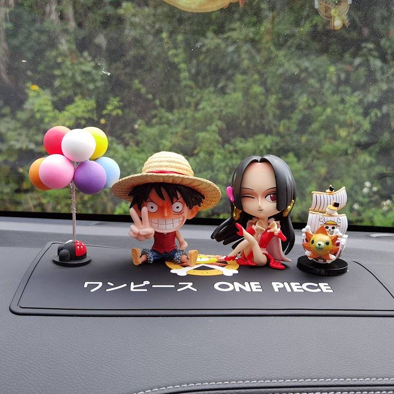 Phụ Kiện Trang Trí Nội Thất Xe Hơi Hình Nhân Vật Luffy Trong One Piece