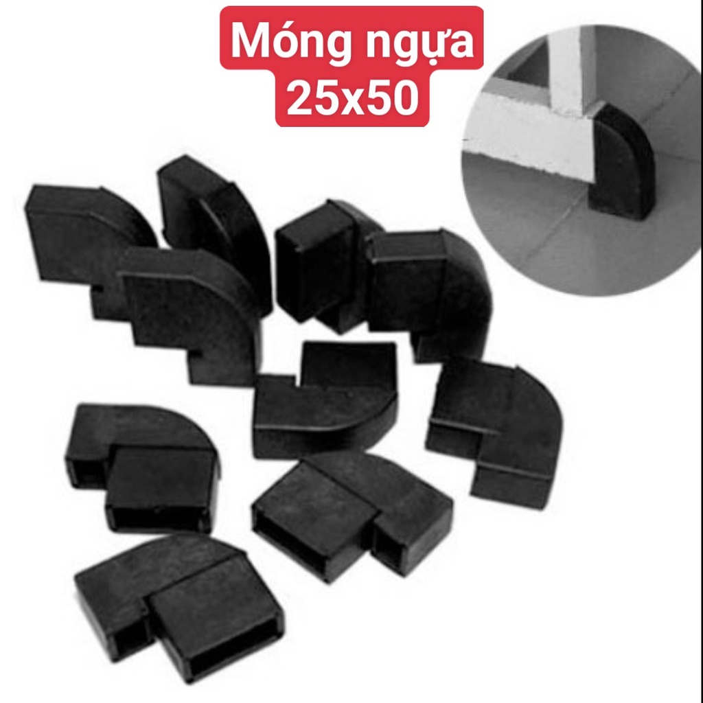 SET10 CHÂN MÓNG NGỰA 25X50MM, NHỰA ABS