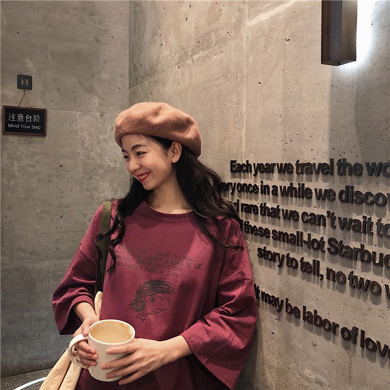 Áo thun nữ form rộng 🔥FREESHIP🔥 Áo thun nữ đẹp Syle Ảnh Kèm Chữ Thời Trang Tiktok 2020 | BigBuy360 - bigbuy360.vn