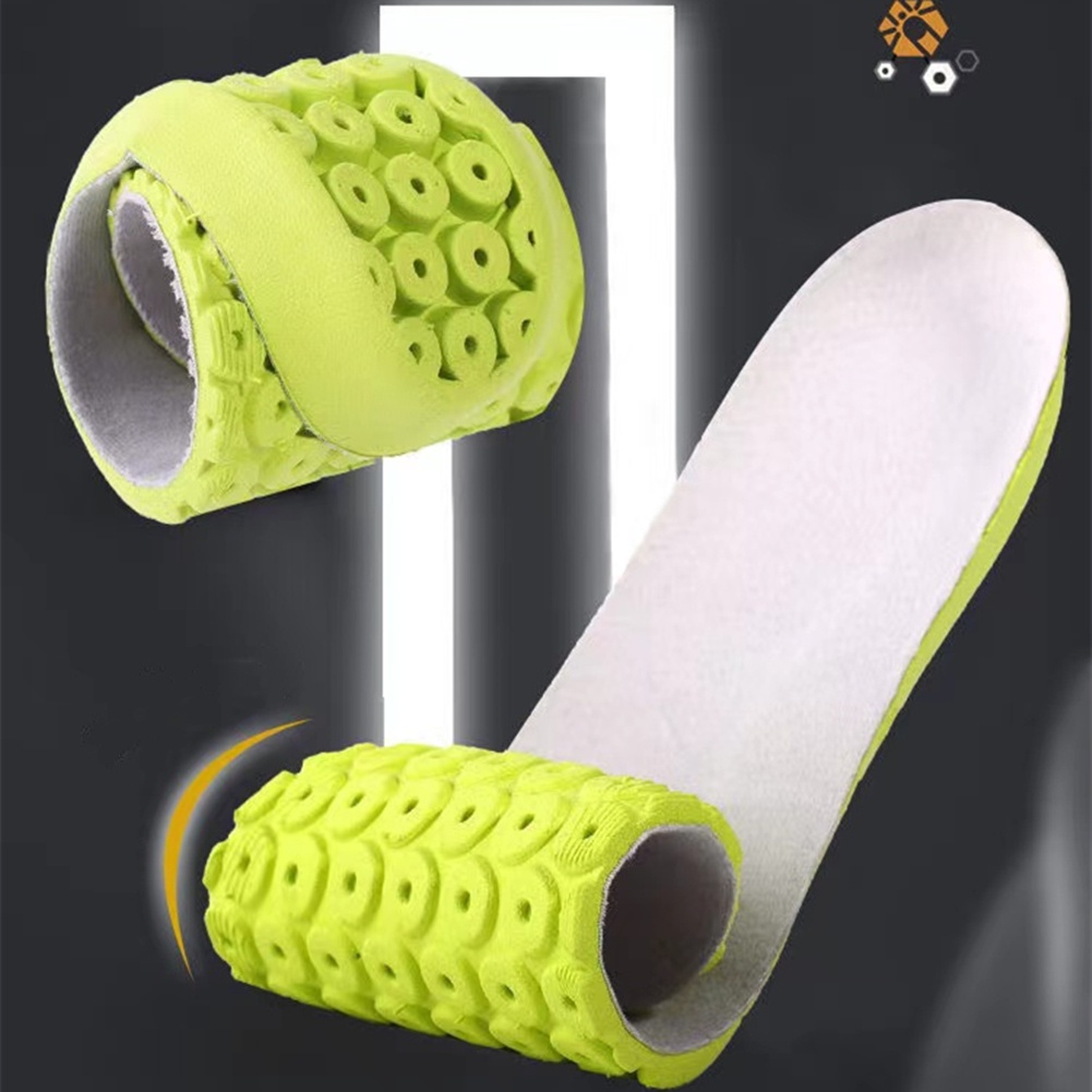 Set 2 Miếng Lót Giày Thể Thao Hỗ Trợ Chỉnh Hình Thoáng Khí Cho Nam Nữ
