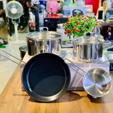 Bộ nồi Silit Alicante 10 món dùng được bếp từ