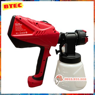 Máy phun sơn điện btec bt23-800, bình 1 lít. kèm 4 béc phun, bảo tín official store