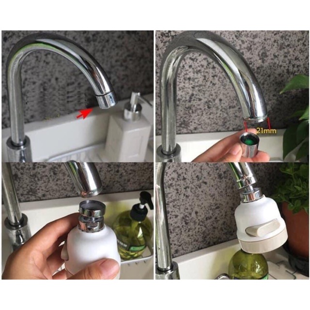 VÒI TĂNG ÁP 360 ĐỘ