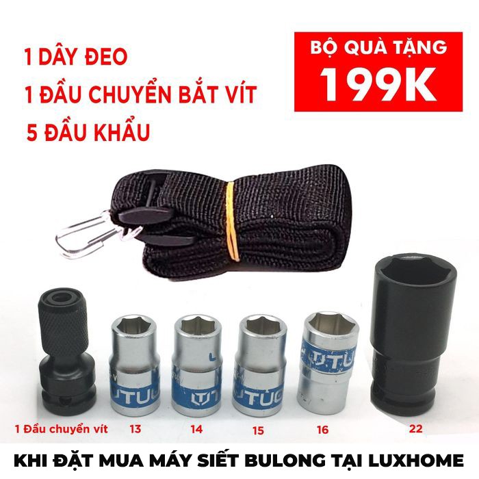 [LOẠI XỊN] ĐẦU KHẨU VẶN ỐC TOP - Tuýt khẩu vặn ốc chân 1/2 -  Đầu Điếu Mạ Crôm đủ kích thước từ 12mm - 19mm