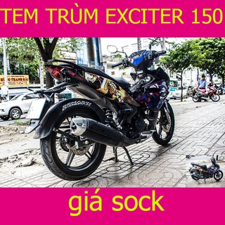 Tem Trùm Xe Máy Exciter 150 ex